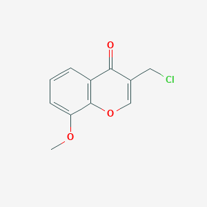 3-(Chloromethyl)-8-methoxy-4H-1-benzopyran-4-one