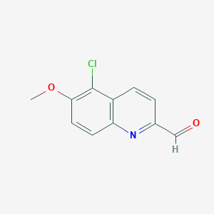 5-Chloro-6-methoxyquinoline-2-carbaldehyde