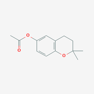 molecular formula C13H16O3 B11881350 2,2-Dimethylchroman-6-yl acetate 