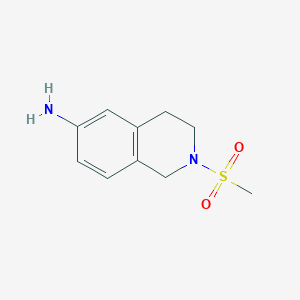 2-(Methylsulfonyl)-1,2,3,4-tetrahydroisoquinolin-6-amine