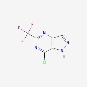 7-Chloro-5-(trifluoromethyl)-1H-pyrazolo[4,3-d]pyrimidine