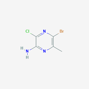 5-Bromo-3-chloro-6-methylpyrazin-2-amine