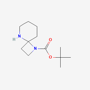 molecular formula C12H22N2O2 B11881587 tert-Butyl 1,5-diazaspiro[3.5]nonane-1-carboxylate CAS No. 1334499-80-7