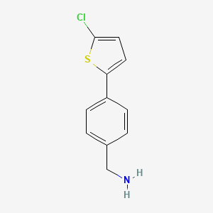 (4-(5-Chlorothiophen-2-yl)phenyl)methanamine