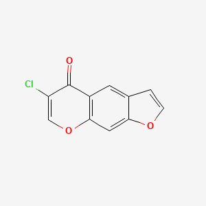 6-Chloro-5H-furo[3,2-g][1]benzopyran-5-one