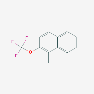 molecular formula C12H9F3O B11881768 1-Methyl-2-(trifluoromethoxy)naphthalene 