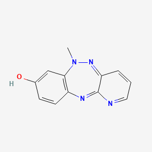 molecular formula C12H10N4O B1188180 6-methyl-6H-pyrido[3,2-c][1,2,5]benzotriazepin-8-ol 