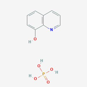 molecular formula C9H10NO5P B11881829 8-Quinolinol, phosphate (salt) CAS No. 63716-67-6