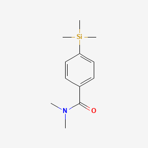 molecular formula C12H19NOSi B11881833 N,N-Dimethyl-4-(trimethylsilyl)benzamide CAS No. 34906-65-5