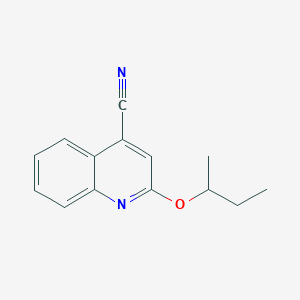 2-(sec-Butoxy)quinoline-4-carbonitrile