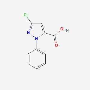 3-Chloro-1-phenyl-1H-pyrazole-5-carboxylic acid