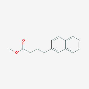 molecular formula C15H16O2 B11881986 Methyl 4-(naphthalen-2-yl)butanoate CAS No. 785-19-3