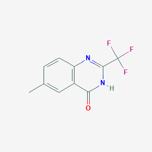 6-Methyl-2-(trifluoromethyl)quinazolin-4(1H)-one