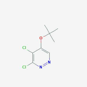 molecular formula C8H10Cl2N2O B11882154 5-(tert-Butoxy)-3,4-dichloropyridazine CAS No. 1346698-03-0