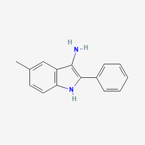 5-Methyl-2-phenyl-1H-indol-3-amine