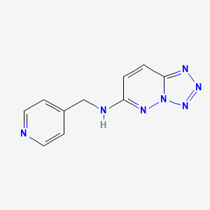 N-(4-pyridinylmethyl)tetraazolo[1,5-b]pyridazin-6-amine
