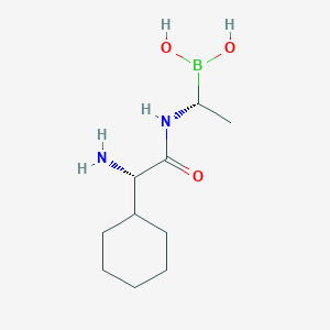 molecular formula C10H21BN2O3 B11882234 Chg-boroAla CAS No. 536994-10-2