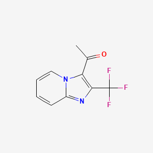 molecular formula C10H7F3N2O B11882262 1-(2-Trifluoromethyl-imidazo[1,2-A]pyridin-3-YL)-ethanone 