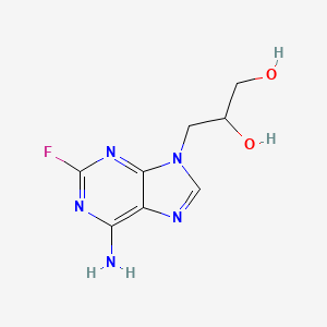 3-(6-Amino-2-fluoro-9H-purin-9-yl)-1,2-propanediol