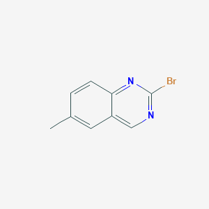 molecular formula C9H7BrN2 B11882314 2-Bromo-6-methylquinazoline 