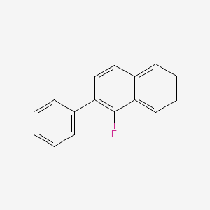 molecular formula C16H11F B11882355 1-Fluoro-2-phenylnaphthalene 