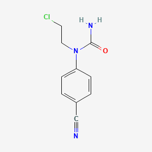 1-(2-Chloroethyl)-1-(4-cyanophenyl)urea