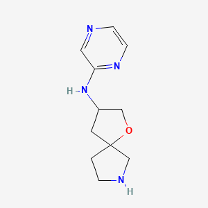 N-(Pyrazin-2-yl)-1-oxa-7-azaspiro[4.4]nonan-3-amine