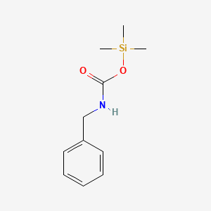 molecular formula C11H17NO2Si B11882552 Trimethylsilyl benzylcarbamate CAS No. 89029-22-1