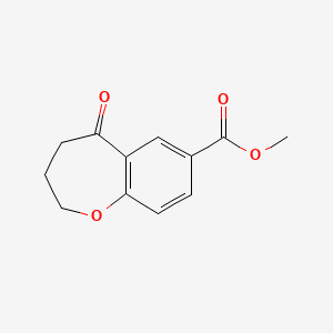 B11882589 Methyl 5-oxo-2,3,4,5-tetrahydrobenzo[b]oxepine-7-carboxylate CAS No. 1116093-90-3