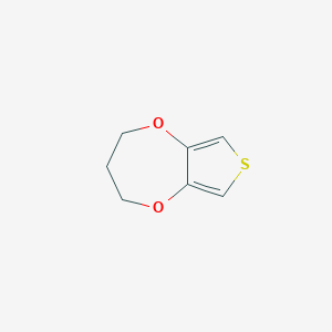 molecular formula C7H8O2S B118826 3,4-二氢-2h-噻吩并[3,4-b][1,4]二氧杂环戊烯 CAS No. 155861-77-1