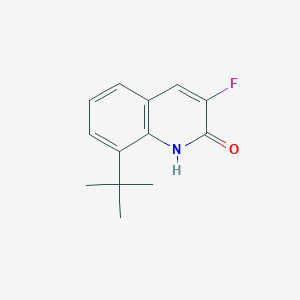 8-Tert-butyl-3-fluoro-2-hydroxyquinoline