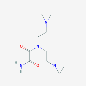 molecular formula C10H18N4O2 B11882665 N1,N1-Bis(2-(aziridin-1-yl)ethyl)oxalamide 