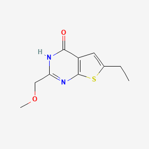 6-Ethyl-2-(methoxymethyl)thieno[2,3-d]pyrimidin-4-ol