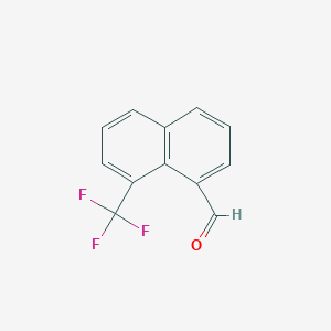 1-(Trifluoromethyl)naphthalene-8-carboxaldehyde