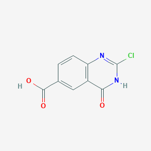 2-Chloro-4-oxo-3,4-dihydroquinazoline-6-carboxylic acid