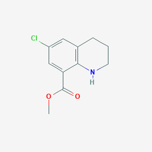 Methyl 6-chloro-1,2,3,4-tetrahydroquinoline-8-carboxylate