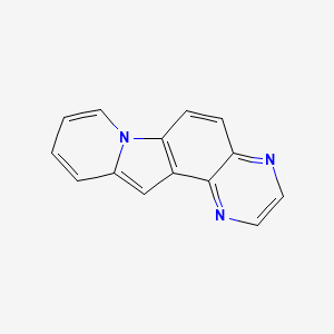 molecular formula C14H9N3 B11882807 Indolizino[2,3-F]quinoxaline CAS No. 959619-25-1