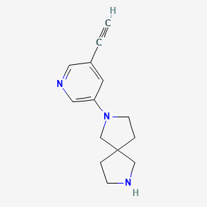 2-(5-Ethynylpyridin-3-yl)-2,7-diazaspiro[4.4]nonane