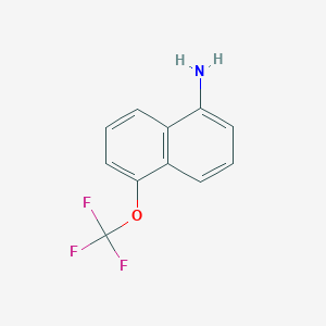 molecular formula C11H8F3NO B11882840 1-Amino-5-(trifluoromethoxy)naphthalene 