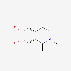 molecular formula C13H19NO2 B11882884 (+)-Carnegine CAS No. 51745-28-9