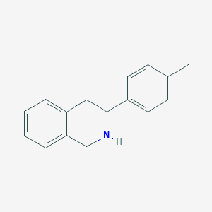 molecular formula C16H17N B11882894 3-(p-Tolyl)-1,2,3,4-tetrahydroisoquinoline 