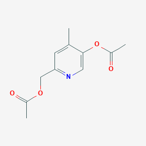 (5-Acetoxy-4-methylpyridin-2-yl)methyl acetate