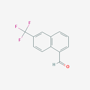 2-(Trifluoromethyl)naphthalene-5-carboxaldehyde