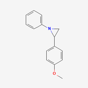 2-(4-Methoxyphenyl)-1-phenylaziridine