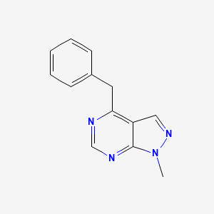 4-Benzyl-1-methyl-1H-pyrazolo[3,4-d]pyrimidine