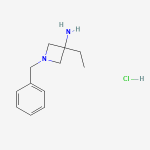 1-Benzyl-3-ethylazetidin-3-amine hydrochloride