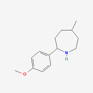 2-(4-Methoxyphenyl)-5-methylazepane