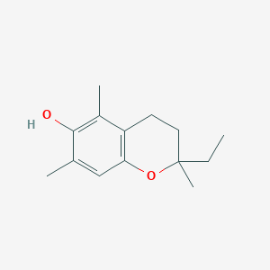 2-Ethyl-2,5,7-trimethylchroman-6-ol