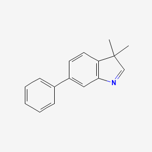 3,3-Dimethyl-6-phenyl-3H-indole