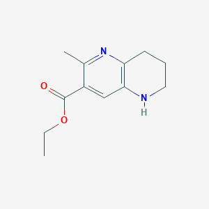 Ethyl 2-methyl-5,6,7,8-tetrahydro-1,5-naphthyridine-3-carboxylate